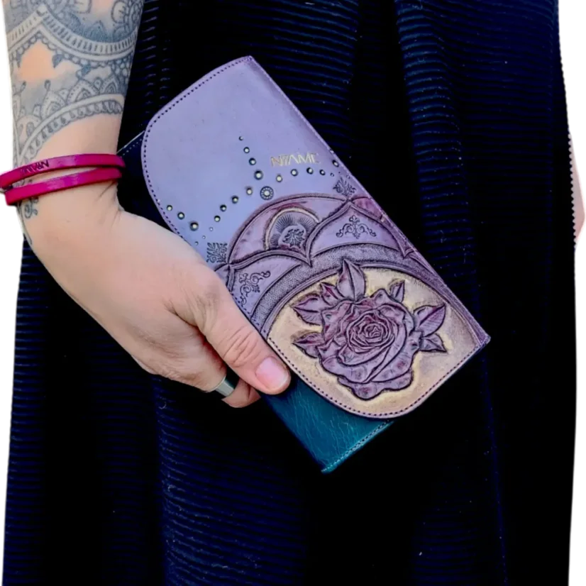 Dámská kožená peněženka Niame Rose