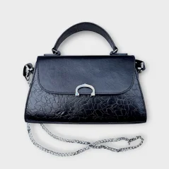 Dámská kožená kabelka Niame Blue Heart