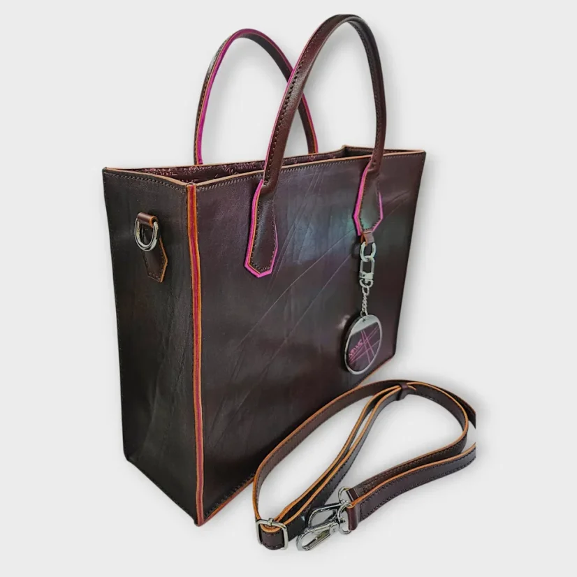 Dámská kožená kabelka Niame Rose Edge