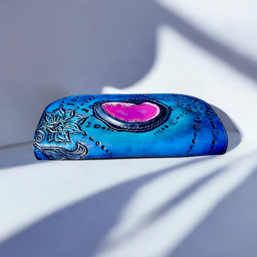 Dámská kožená peněženka Niame Pink Agate
