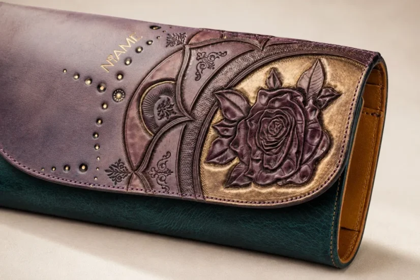 Dámská kožená peněženka Niame Rose