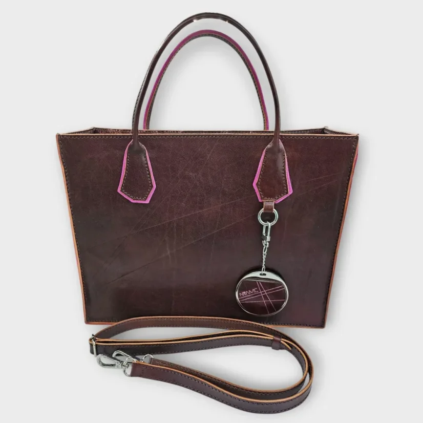 Dámská kožená kabelka Niame Rose Edge