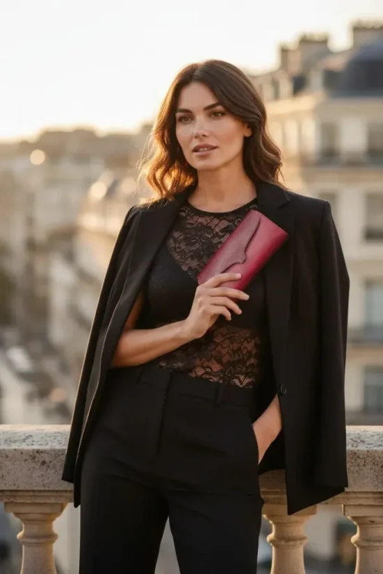 Dámská kožená peněženka NIAME Scarlett Linea