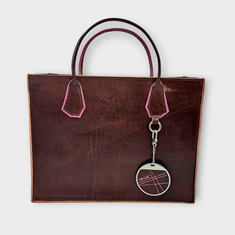 Dámská kožená kabelka Niame Rose Edge