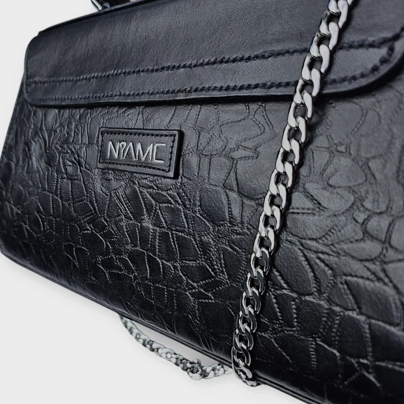 Dámská kožená kabelka Niame Blue Heart