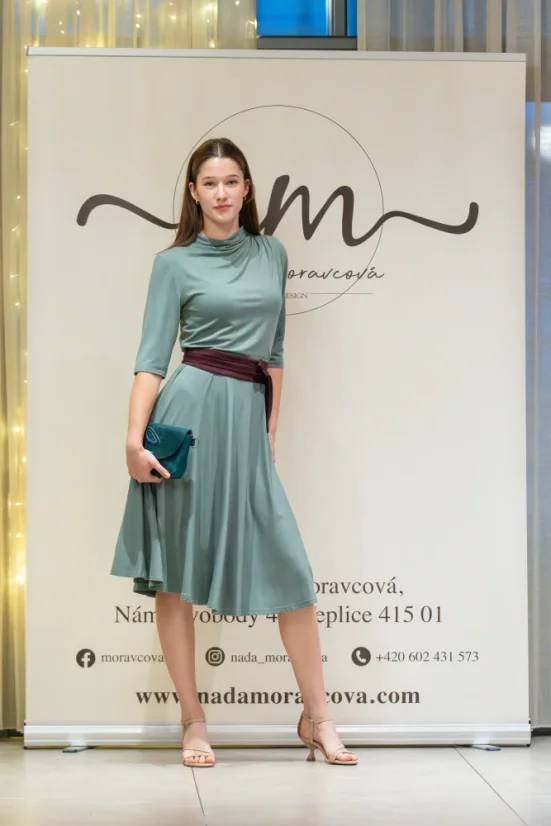 Dámská kožená ledvinka Niame Laguna