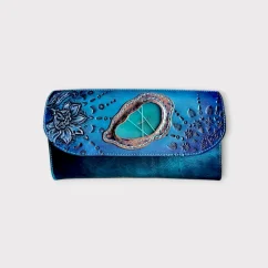 Dámská kožená peněženka Niame Blue