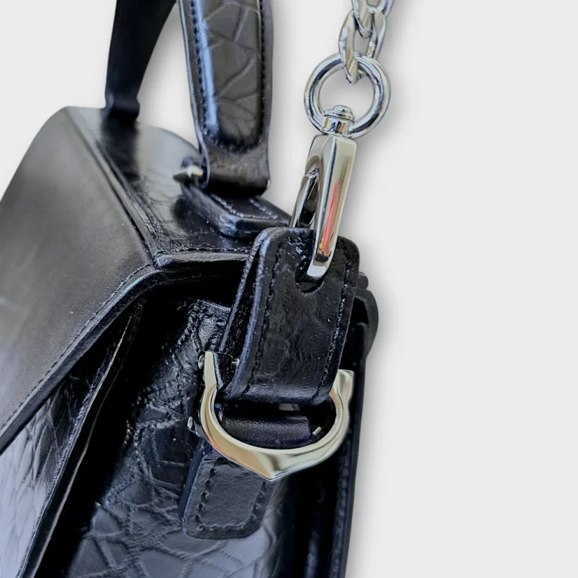 Dámská kožená kabelka Niame Blue Heart