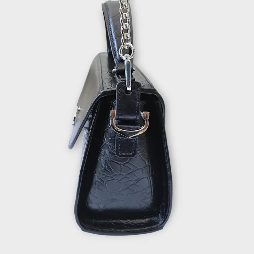 Dámská kožená kabelka Niame Blue Heart