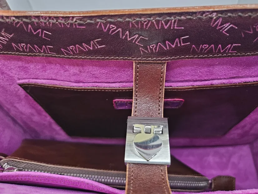 Dámská kožená kabelka Niame Rose Edge